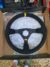 Volant Racing OMP – 3 branches – Suédine – Made in Italy