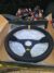 Volant Racing OMP – 3 branches – Suédine – Made in Italy
