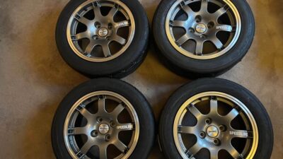 483508409_2654342498105345_687535728525331013_n Pack Jantes SPEEDLINE Corse 15 pouces + Pneus TOYO PROXES R888R 195/50R15 – Compatible Peugeot 106, 205, Citroën Saxo – 800€